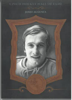 2020 OFS Classic Legendary Cards Czech Hockey Hall Of Fame Black Josef Augusta /25 č. SSCH-029