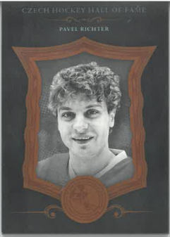 2020 OFS Classic Legendary Cards Czech Hockey Hall Of Fame Black Pavel Richter /25 č. SSCH-089