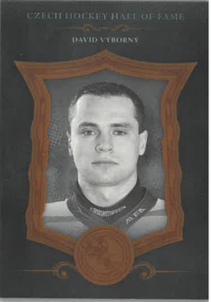 2020 OFS Classic Legendary Cards Czech Hockey Hall Of Fame Black David Výborný /25 č. SSCH-041