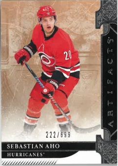 2019-20 UD Artifacts Star Sebastian Aho /699 č. 114