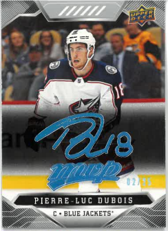 2019-20 UD MVP Super Script Pierre-Luc Dubois /25 č. 64