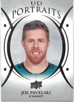 2018-19 UD Series I UD Portraits Joe Pavelski č. P-8
