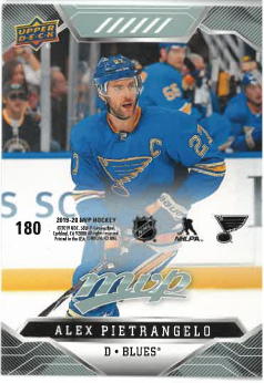2019-20 UD MVP Puzzle Alex Pietrangelo č. 180
