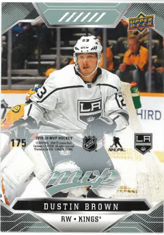 2019-20 UD MVP Puzzle Dustin Brown č. 175