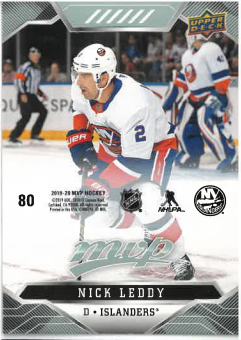 2019-20 UD MVP Puzzle Nick Leddy č. 80