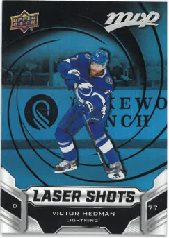 2019-20 UD MVP Laser Shots Victor Hedman č. S-9