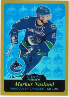 2015-16 UD O-PEE-CHEE Platinum Gold Rainbow Markus Naslund /149 č. R14