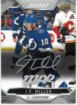 2019-20 UD MVP Silver Script J. T. Miller č. 191