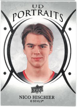 2018-19 UD Series I UD Portraits Nico Hischier č. P-32
