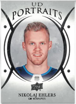 2018-19 UD Series I UD Portraits Nikolaj Ehlers č. P-27