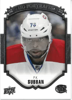 2015-16 UD Series I UD PortraitsP.K. Subban č. P-35