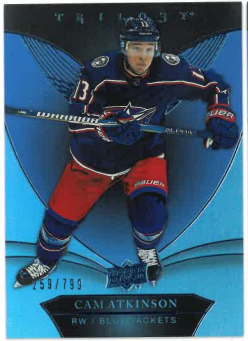 2018-19 UD Trilogy Blue Cam Atkinson /799 č. 14