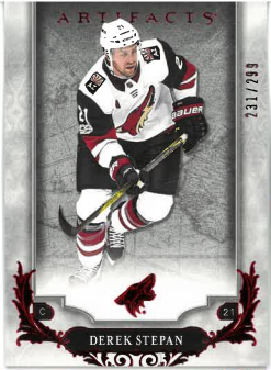 2018-19 UD Artifacts Ruby Derek Stepan /299 č. 73