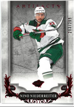 2018-19 UD Artifacts Ruby Nino Niederreiter /299 č. 23