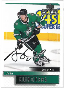 2019-20 UD MVP Stanley Cup Edition John Klinberg č. 71