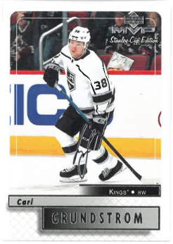 2019-20 UD MVP Stanley Cup Edition Carl Grundstrom č. 94