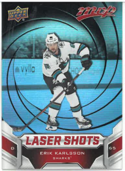 2019-20 UD MVP Laser Shots Erik Karlsson č. S-10