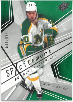 2008-09 UD SPx Spxcitement Dino Ciccarelli /999 č. X14