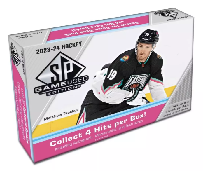 2023-24 UD SP Game Used Hockey Hobby Box