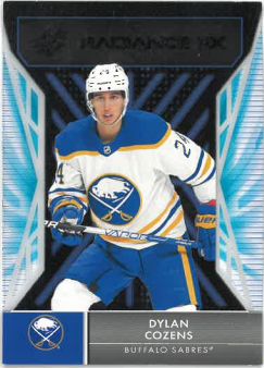 2021-22 UD SPx Radiance Fx Dylan Cozens č. RFX-28